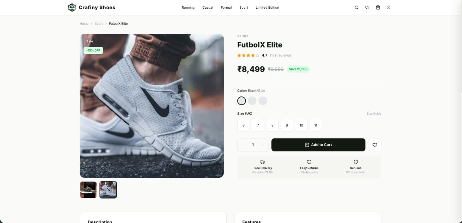 Shopify website screenshot 4